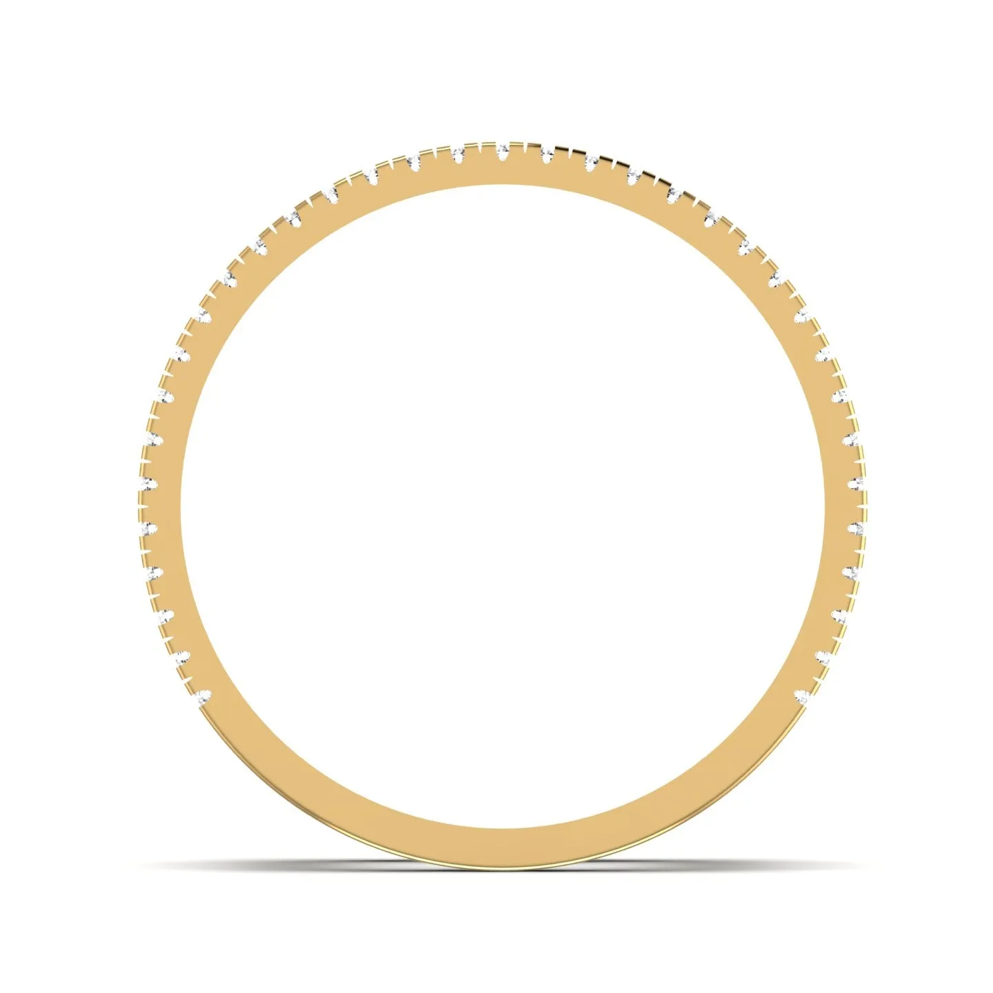 0.50CT Double Diamond Line Classic Ring
