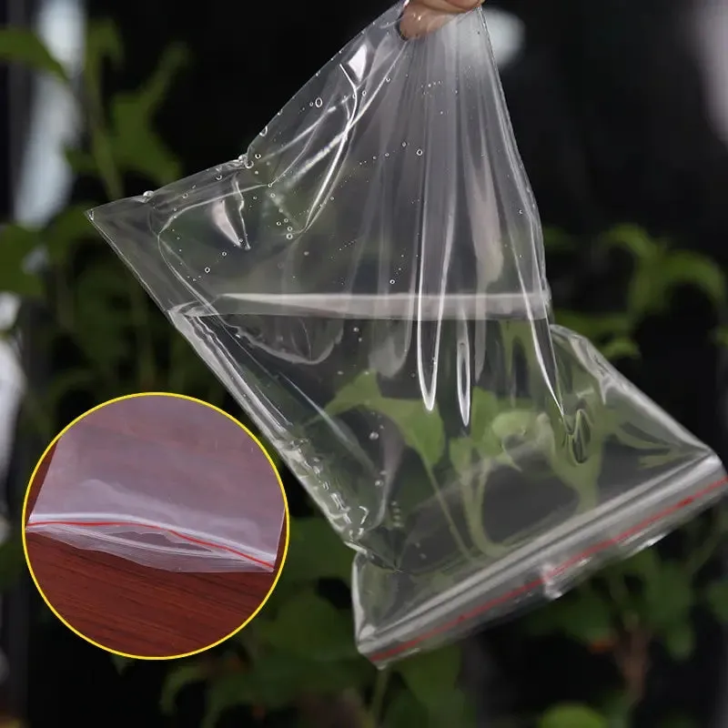 100 Transparent Self Sealing Plastic Bags Ideal for Gifts Decorations Candy and Jewelry