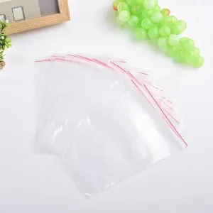 100 Transparent Self Sealing Plastic Bags Ideal for Gifts Decorations Candy and Jewelry