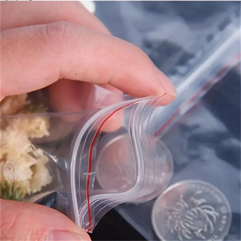 100 Transparent Self Sealing Plastic Bags Ideal for Gifts Decorations Candy and Jewelry