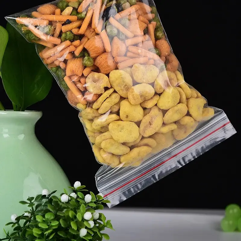 100 Transparent Self Sealing Plastic Bags Ideal for Gifts Decorations Candy and Jewelry