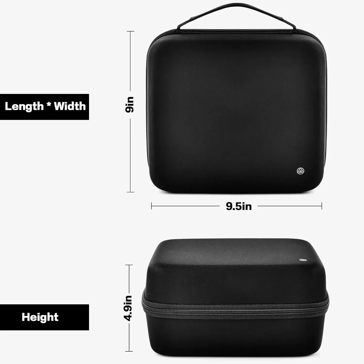 118 Battery Organizer Case Double Mesh Pockets Tester
