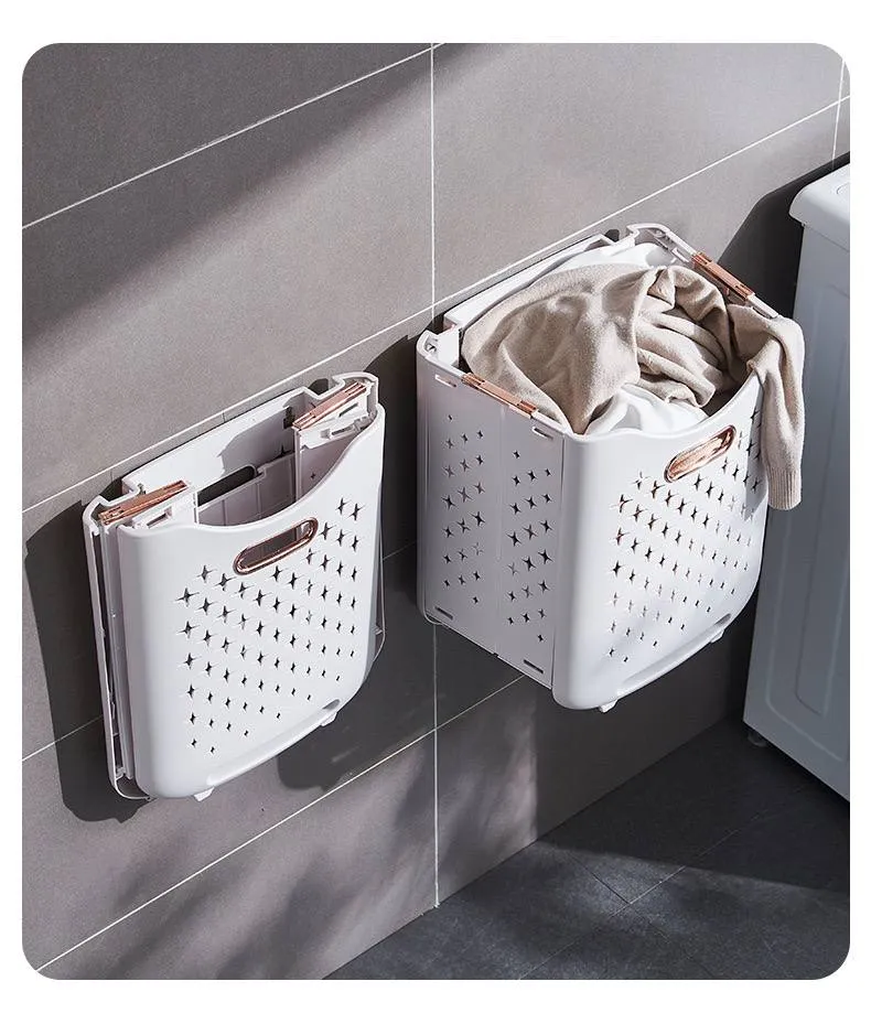 2 tier Foldable Laundry Basket