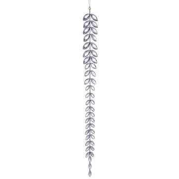 22" Silver Rhinestone Drop Ornament
