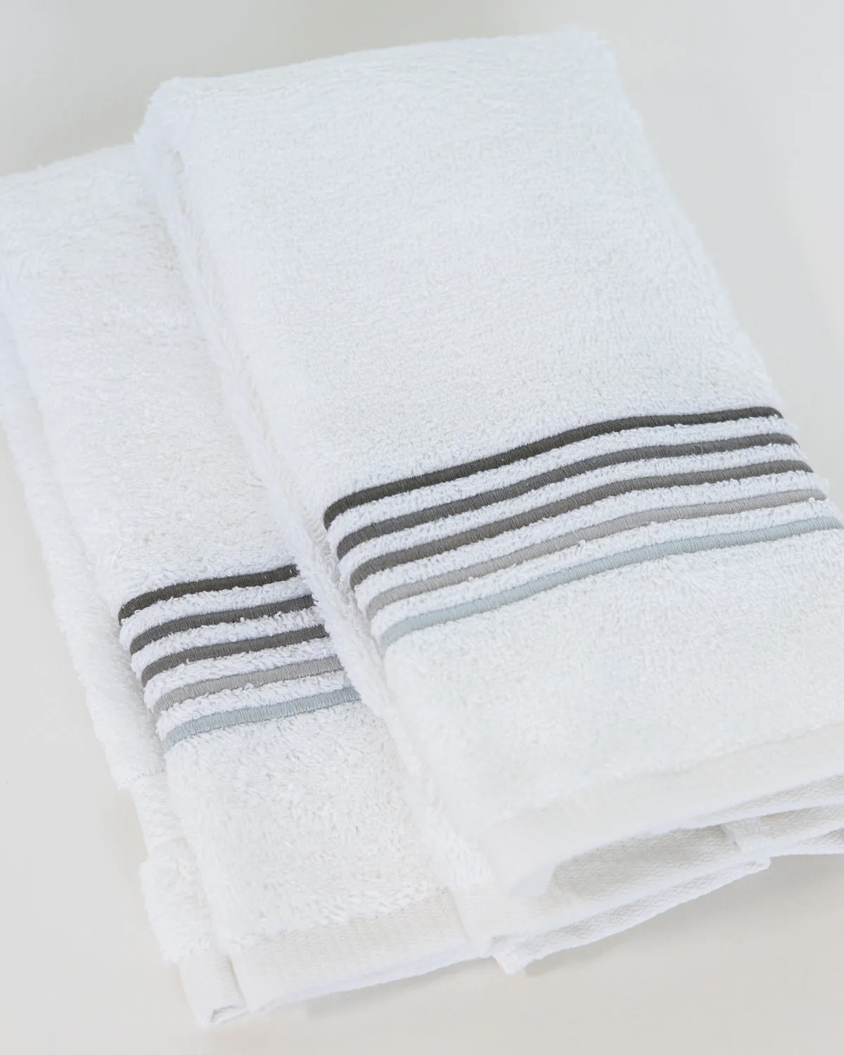5-Line Embroidered Guest Towels