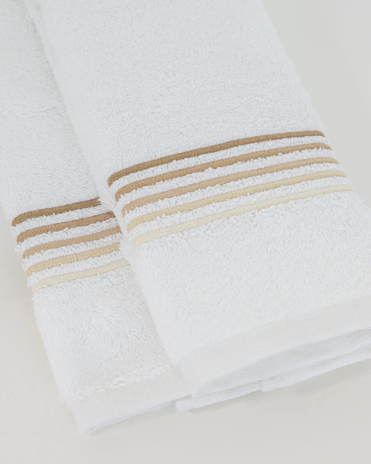 5-Line Embroidered Guest Towels