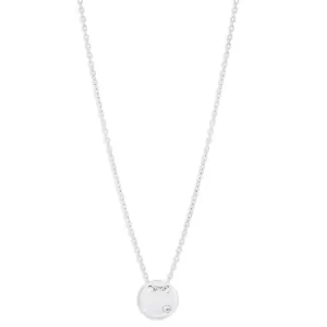 9ct White Gold Diamond Pendant