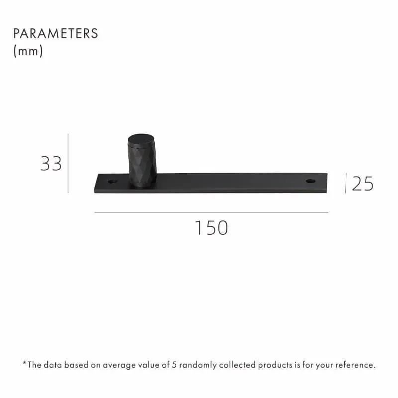 ADAMAS Solid Brass Handles with Plates