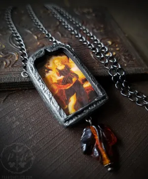 Apollo & Daphne ~ Pictorial Shrine Amulet