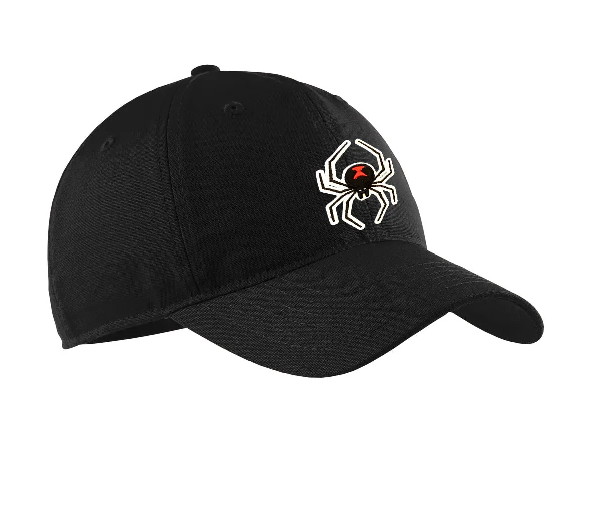 Black Widow Spider Embroidered Cap