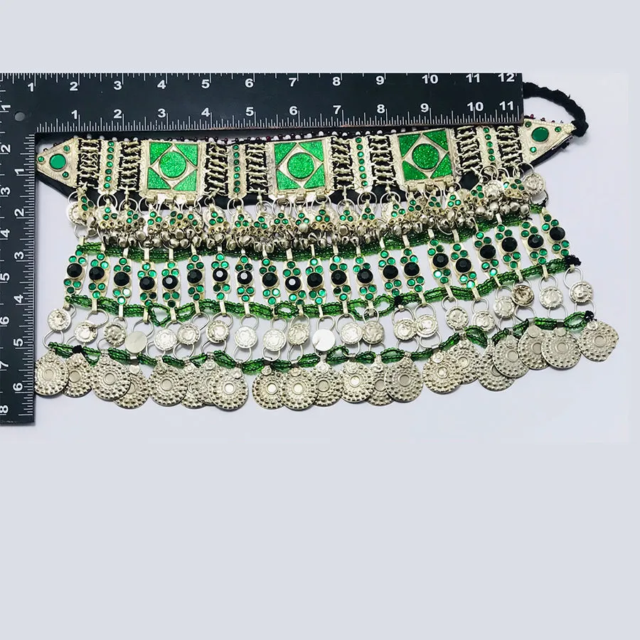 Bohemian Unique Style Green Choker Necklace