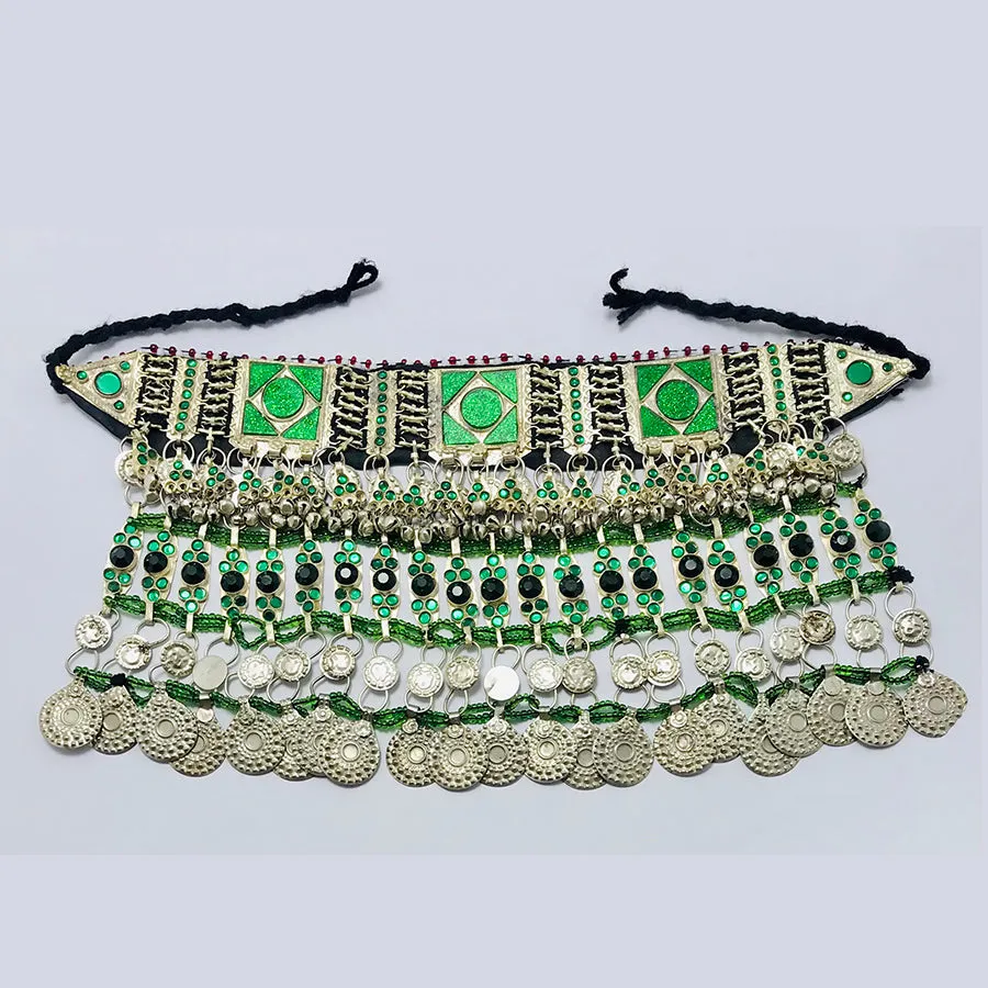 Bohemian Unique Style Green Choker Necklace