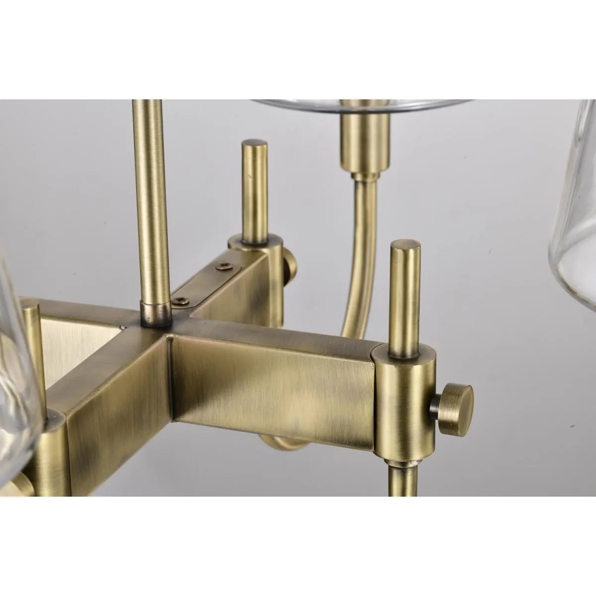Brookside 24 in. 4 lights Chandelier Vintage Brass Finish