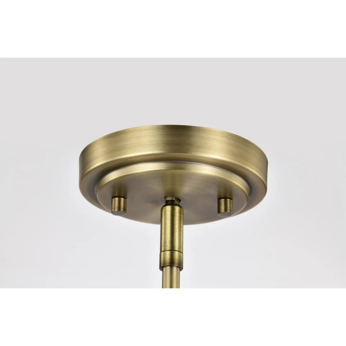 Brookside 24 in. 4 lights Chandelier Vintage Brass Finish