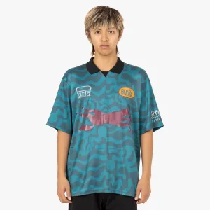 by Parra Flage Polo Shirt / Deep Sea Green