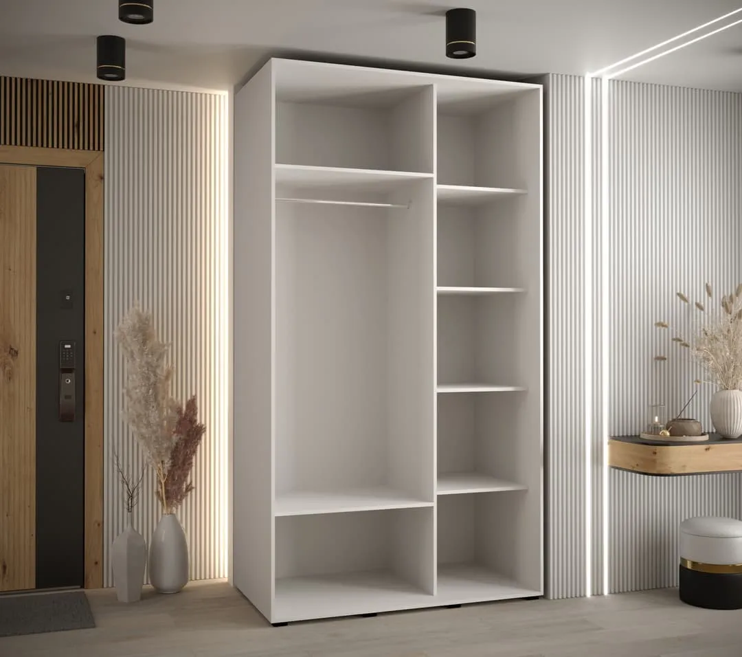 Cannes X Sliding Door Wardrobe 140cm
