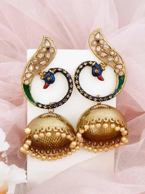Classic Mayur Jhumkis