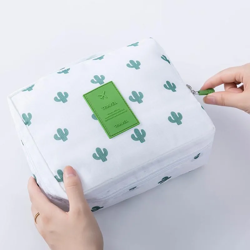 Cosmetic Bag Women Toiletries Organizer Waterproof Female Storage Make up Cases