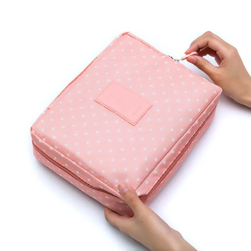 Cosmetic Bag Women Toiletries Organizer Waterproof Female Storage Make up Cases