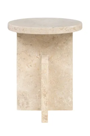 Cream Marble Occasional Table | Versmissen Tommy Plus