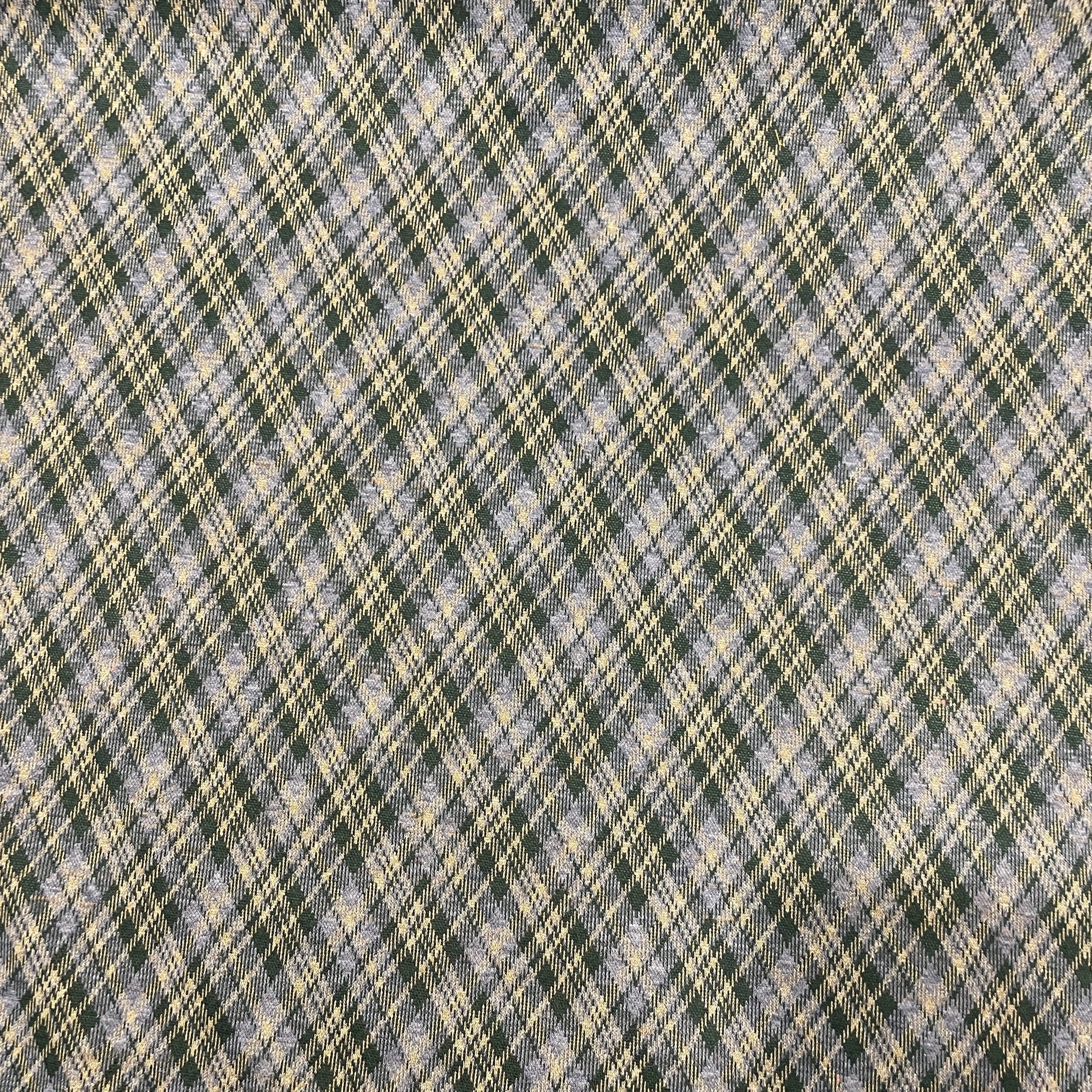 Cream With Multicolor Stripe Print Suiting Fabric Woollen Suiting Fabric