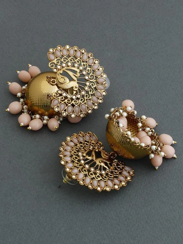 Crepe Mayu Jhumkis