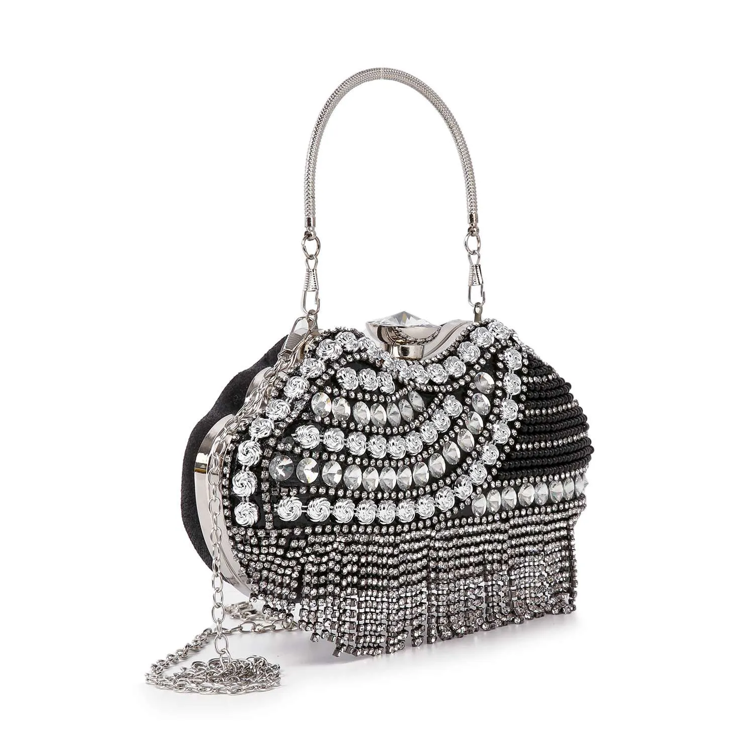 Dazzling Multi Stone Evening Bag