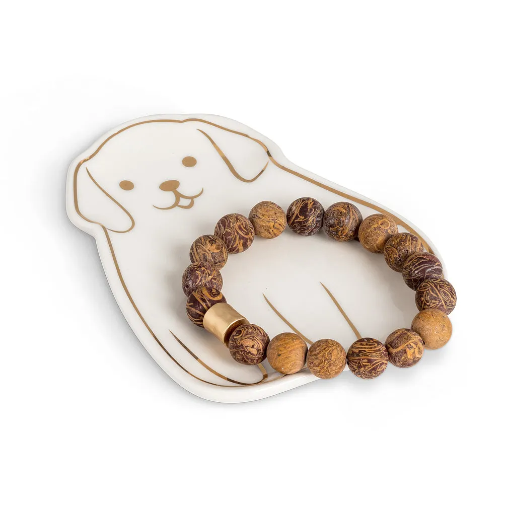 Dog Teabag/Trinket Plate