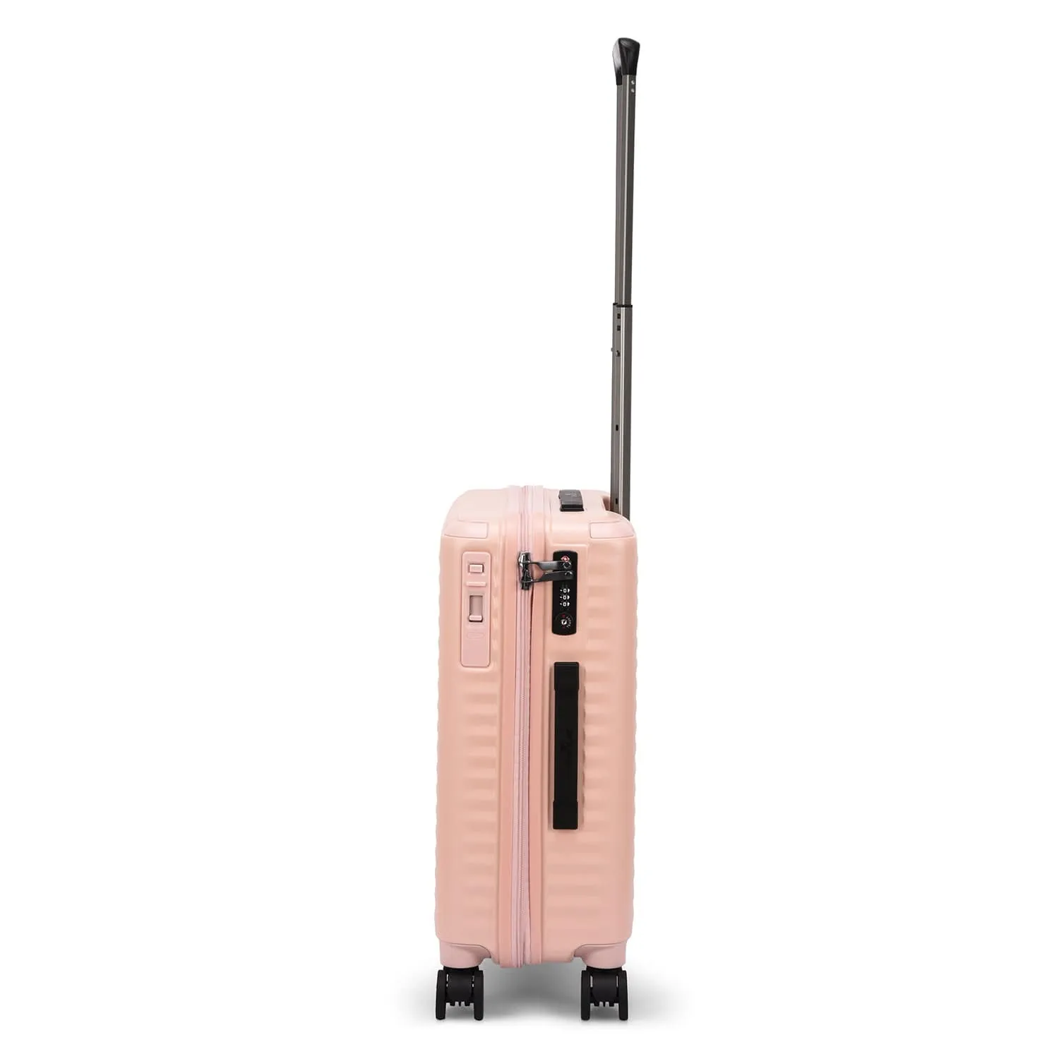 Echolac Celestra 55cm Hardcase Non-Expandable 4 Double Wheel Cabin Luggage Trolley Pink - PC183XA PINK 20