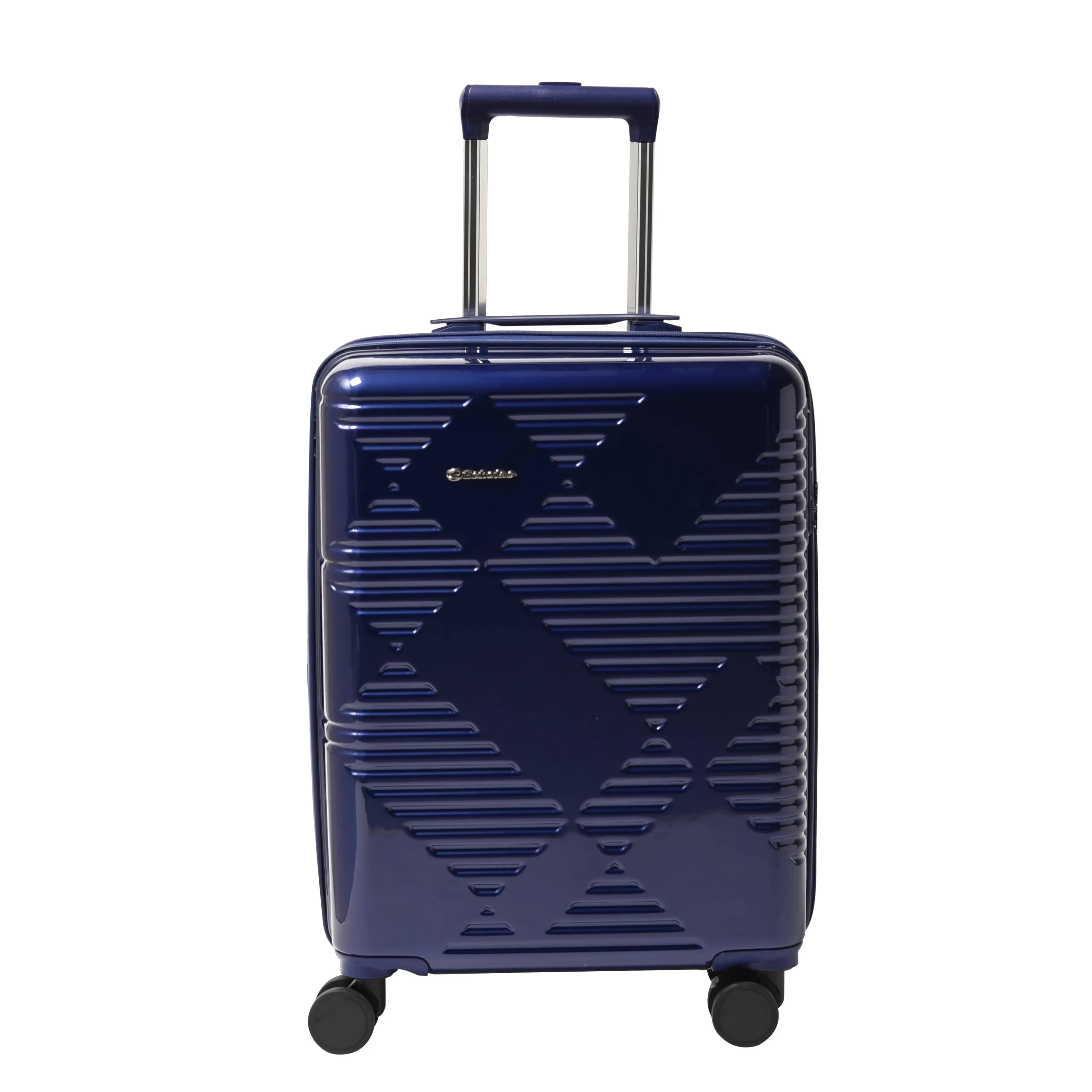Echolac Extravagant 56cm Hardcase Expandable 4 Double Wheel Cabin Luggage Trolley Blue - CTH0062 -S 20 BLUE 60102