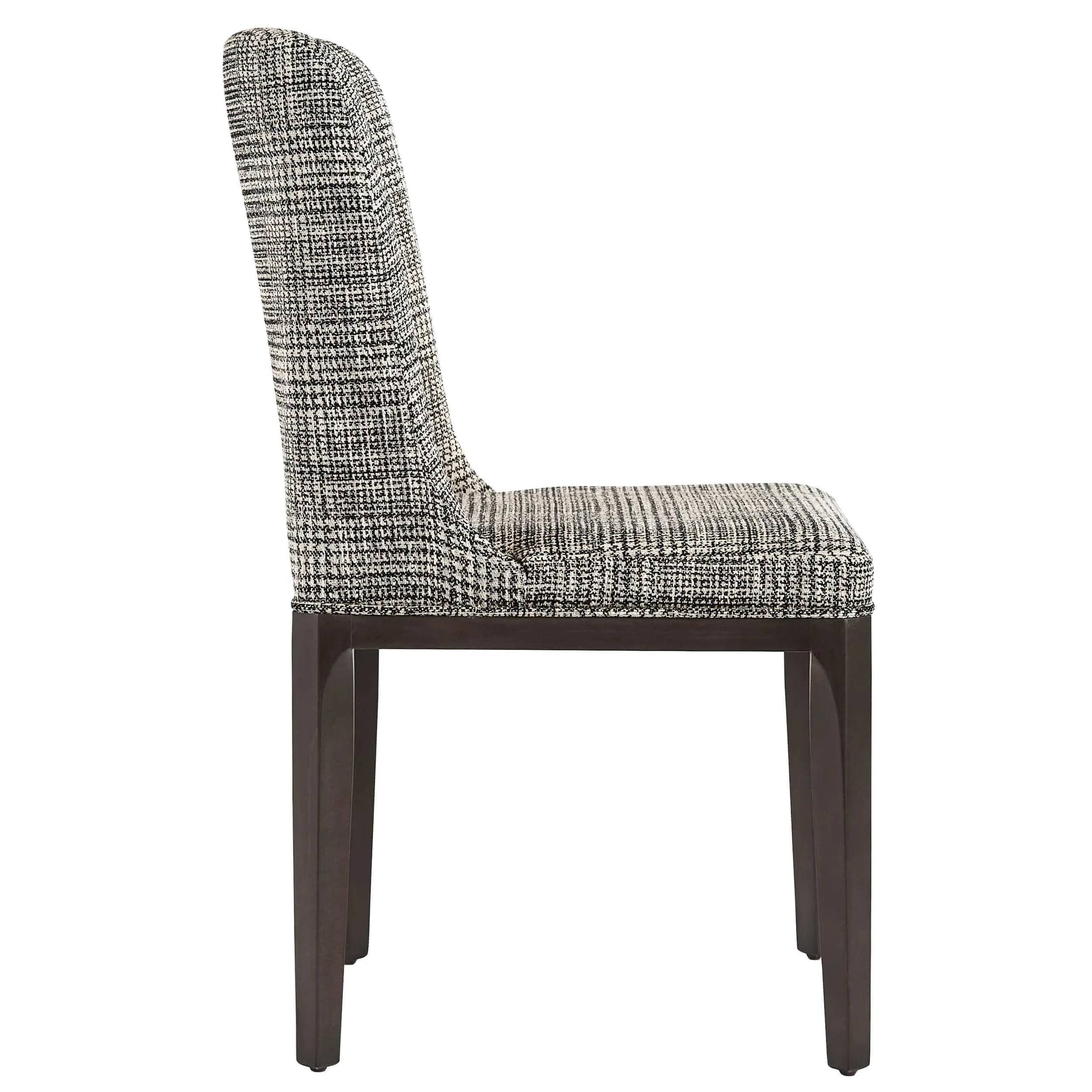 Elisa Dining Chair, Naya Check Black, Set of 2
