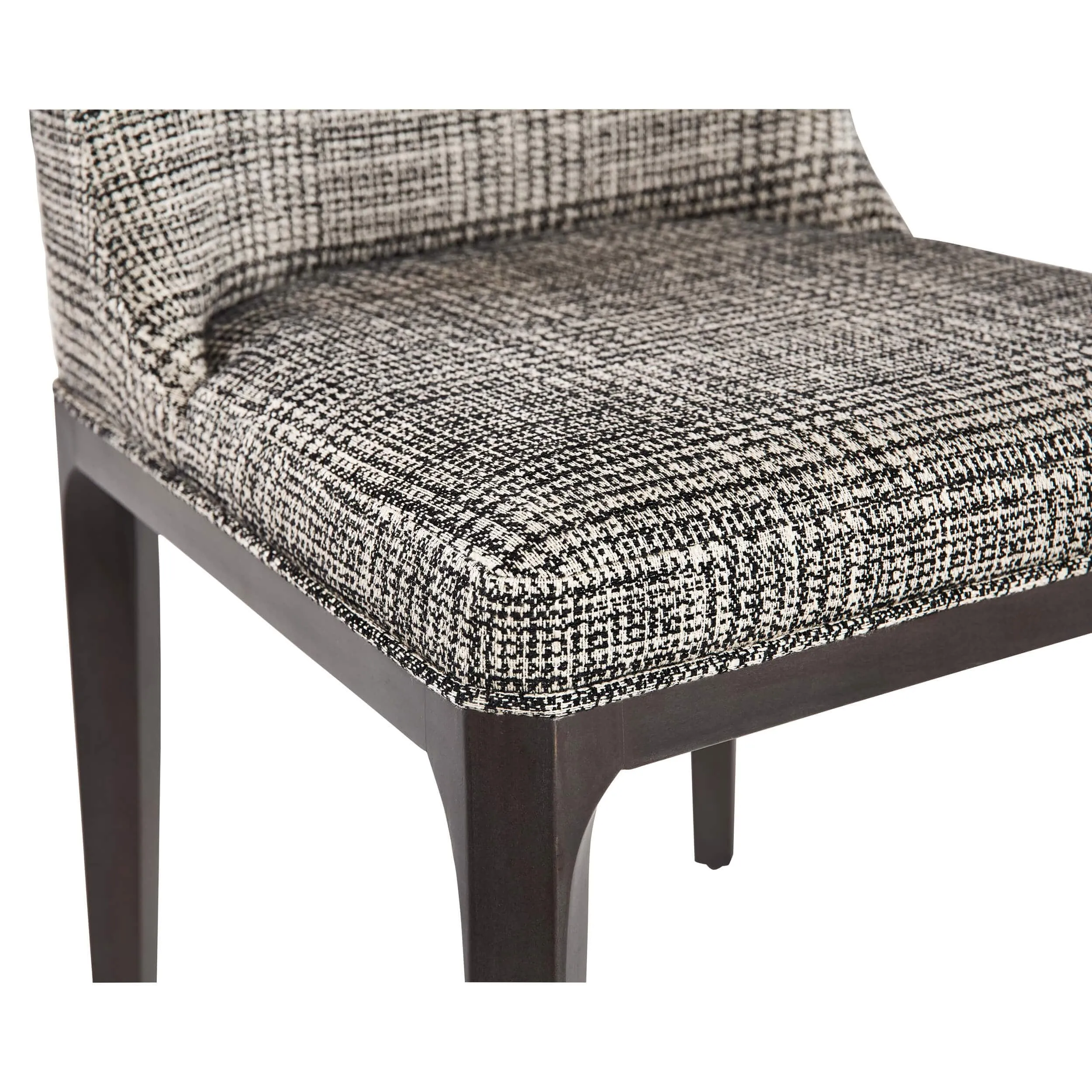 Elisa Dining Chair, Naya Check Black, Set of 2