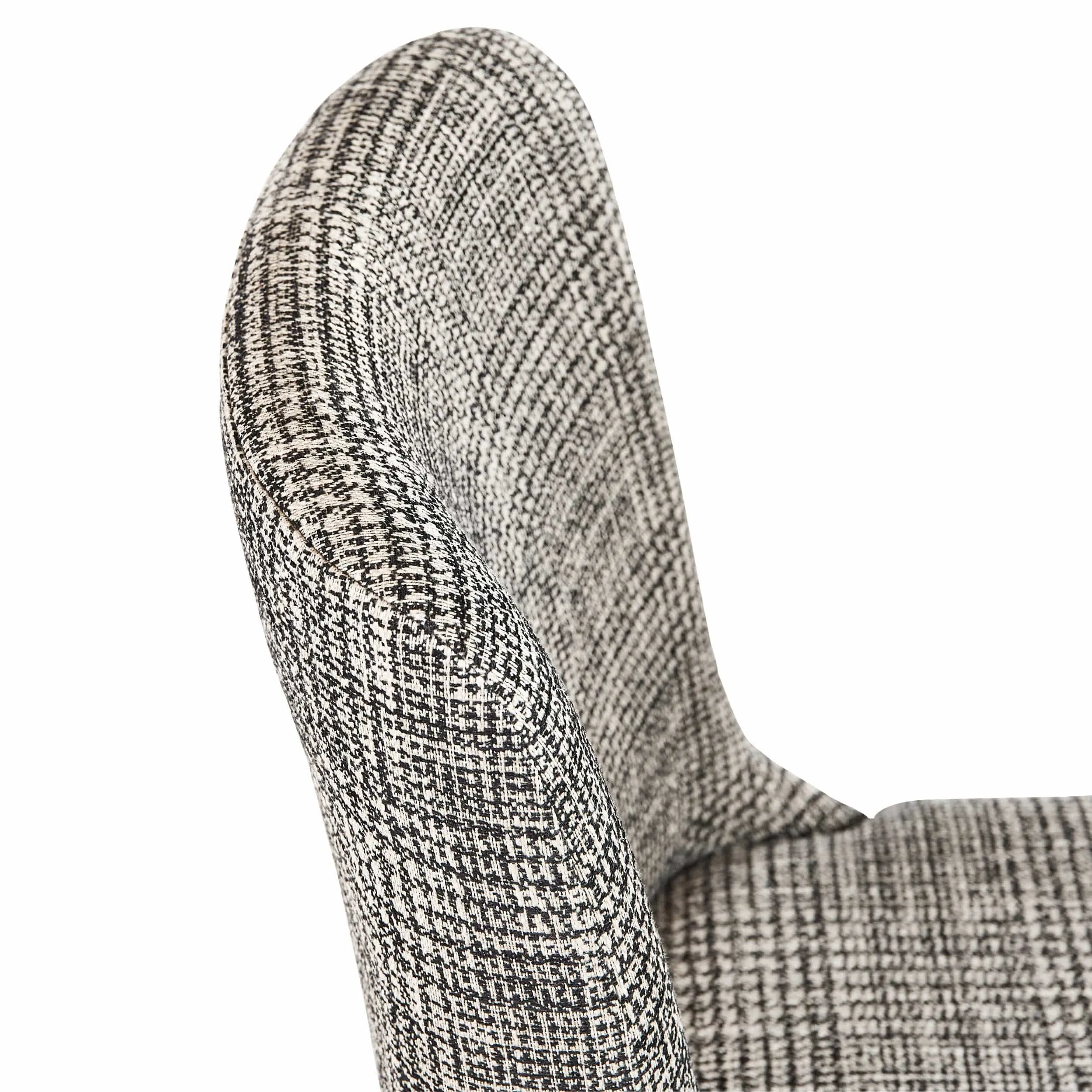 Elisa Dining Chair, Naya Check Black, Set of 2