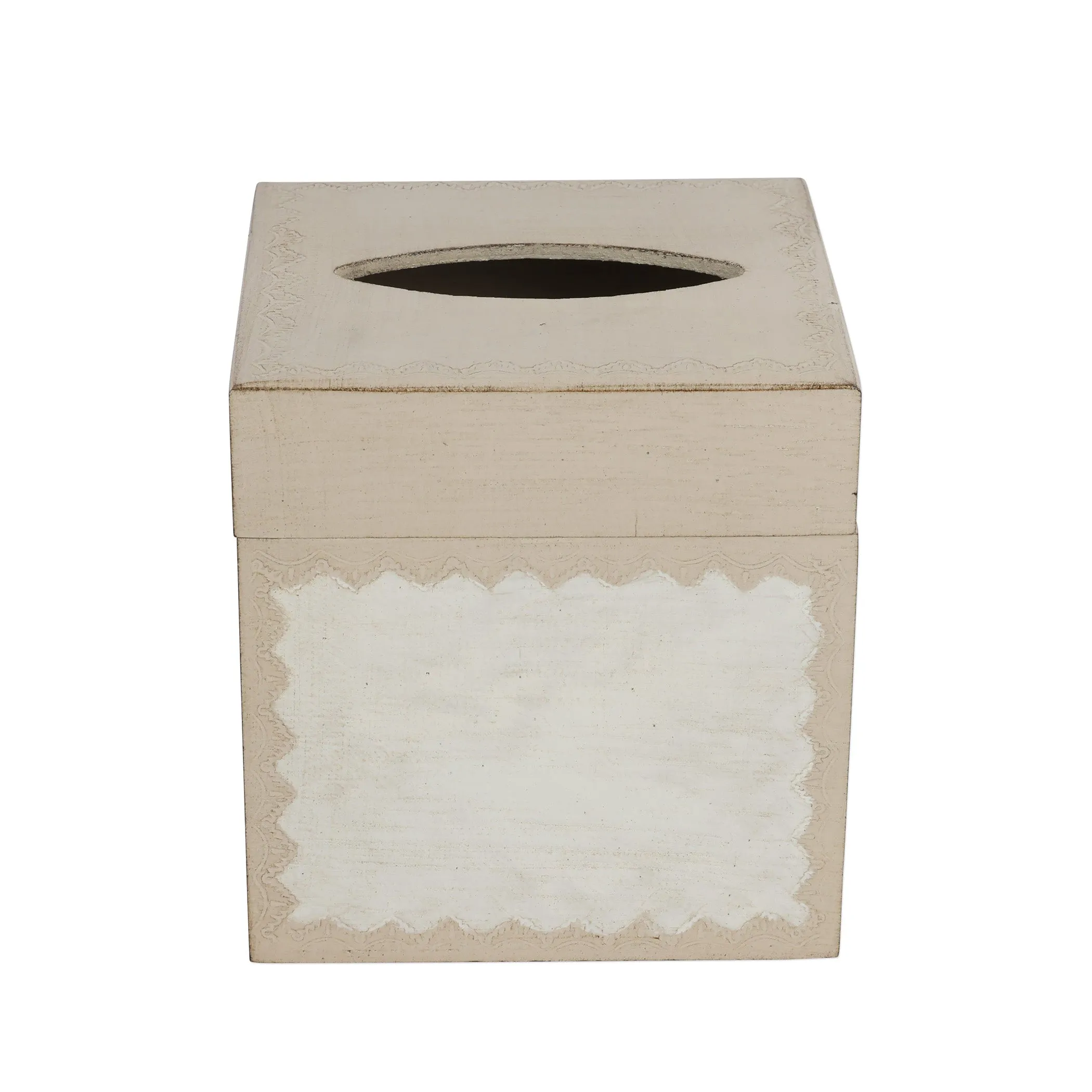 Florentine Wooden Accessories Taupe Tissue Box