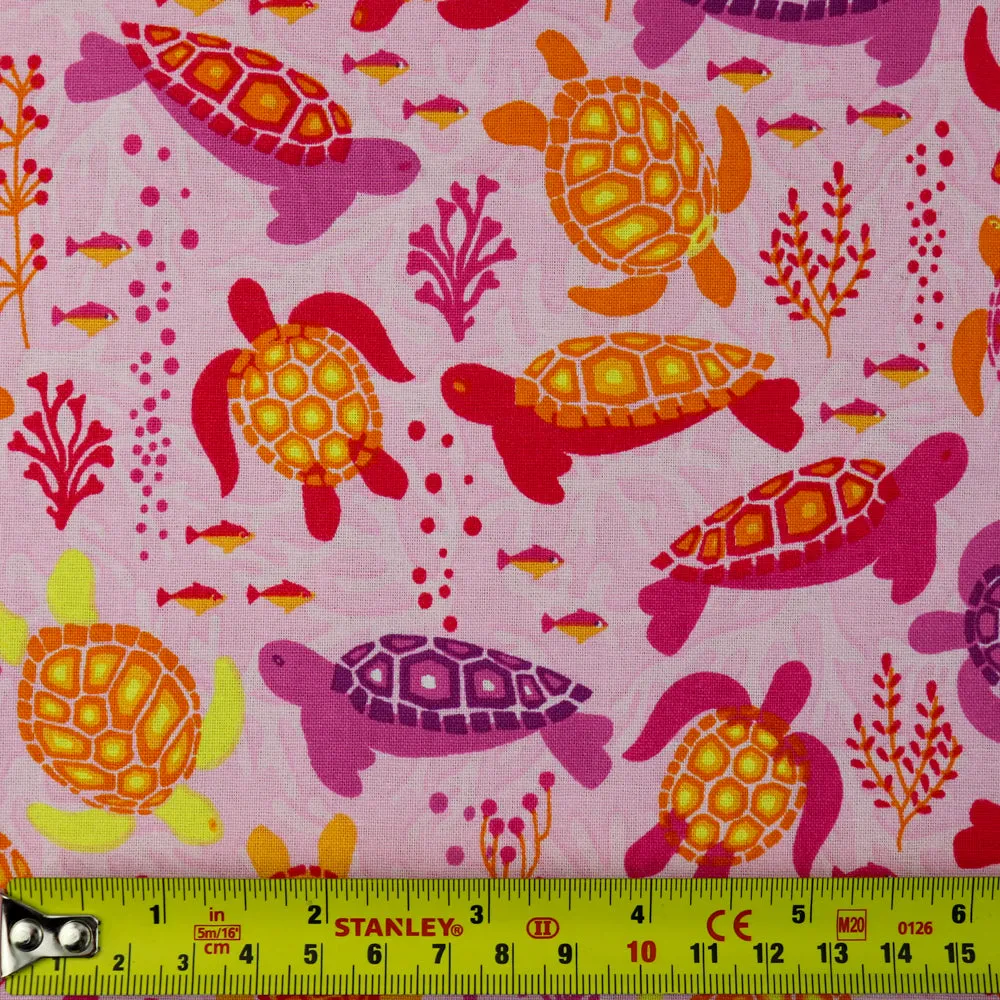 FS784 Turtles Cotton Fabric