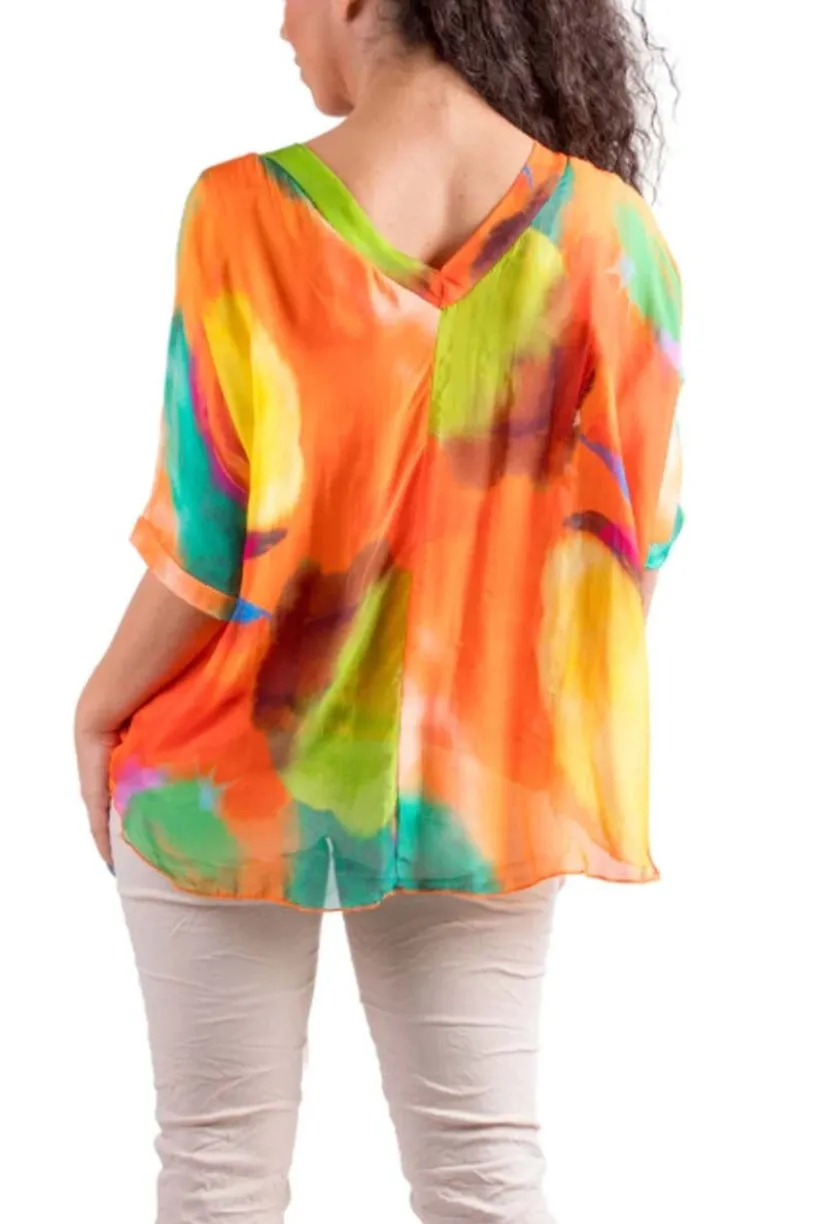 Gigi Moda Diana Brushstroke Blouse
