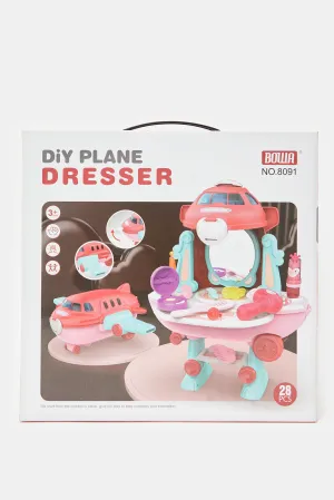 Girls Pink DIY Plane Dresser