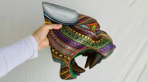 Jaguar Alebrije Mask. GIGANTIC! Oaxaca, Mexico. Spirit Animal