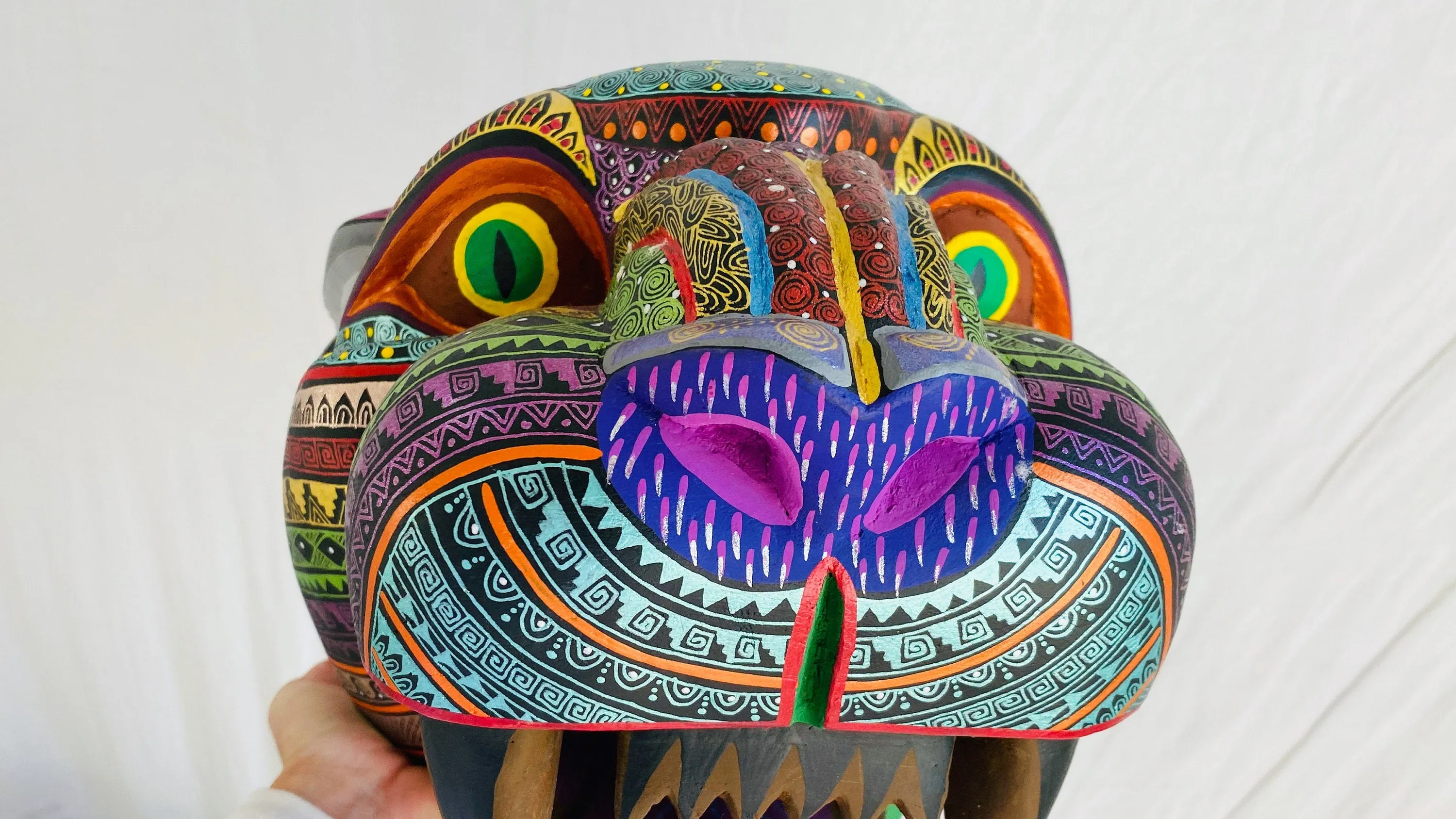 Jaguar Alebrije Mask. GIGANTIC! Oaxaca, Mexico. Spirit Animal