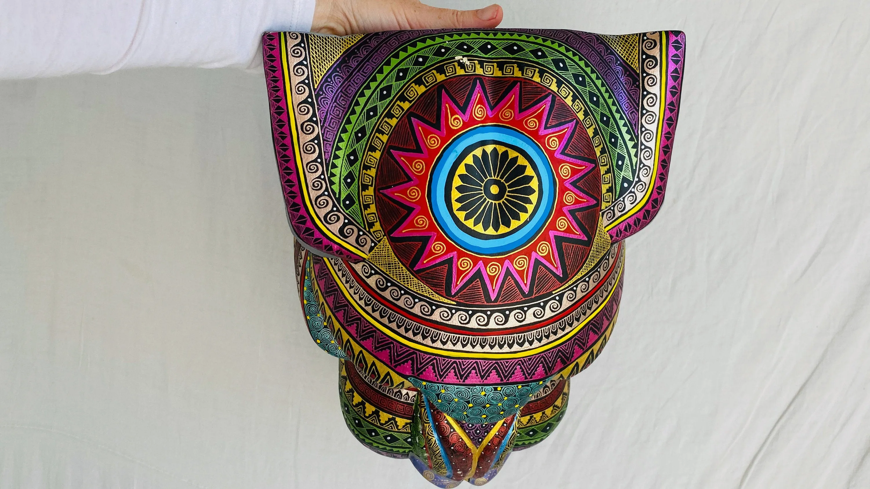 Jaguar Alebrije Mask. GIGANTIC! Oaxaca, Mexico. Spirit Animal