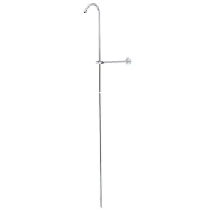Kingston Brass CCR601 Vintage Shower Riser And Wall Support, Polished Chrome