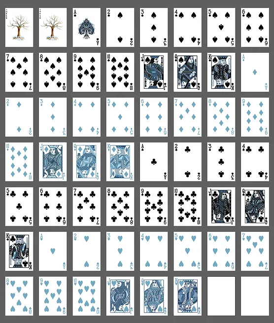 Leaves Winter Playing Cards - Collector's Edition
