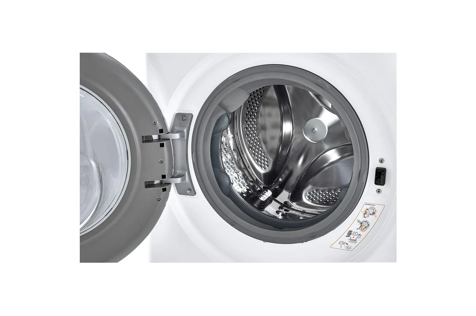 Lg WM1455HWA 2.4 cu.ft. Smart wi-fi Enabled Compact Front Load Washer with Built-In Intelligence