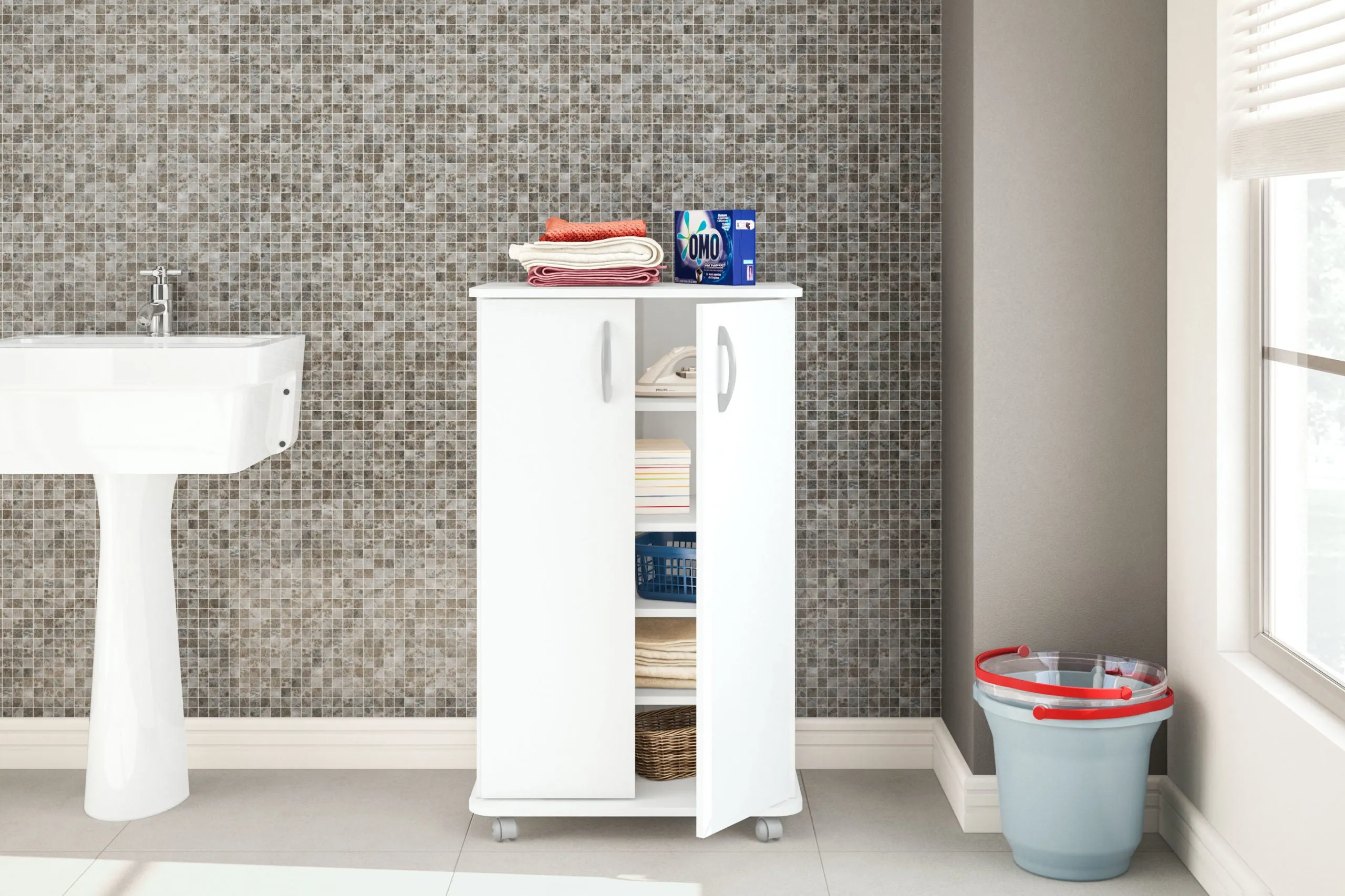 Lola White Cabinet