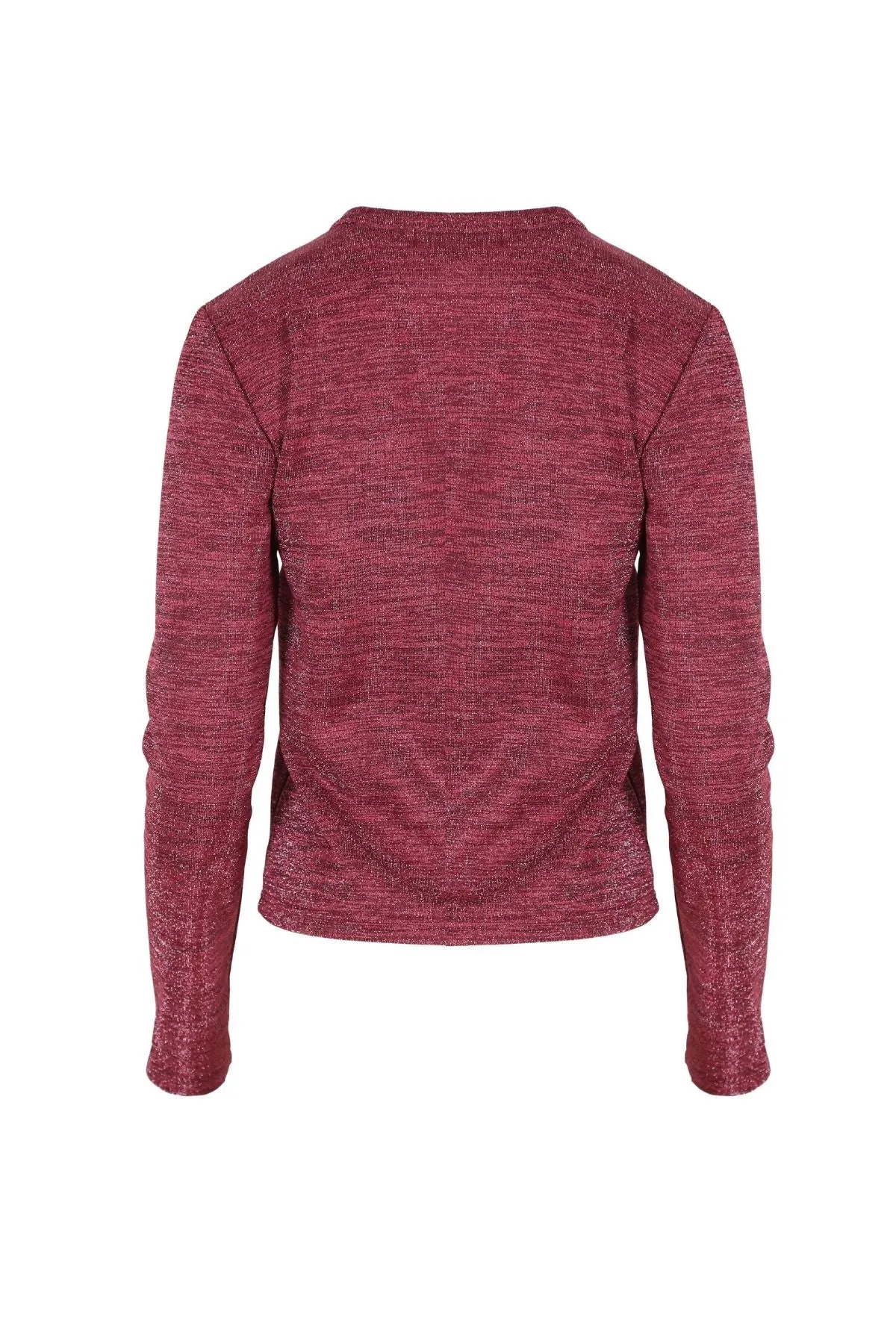 Lucy Lurex Top Pink in Metallic Polyester