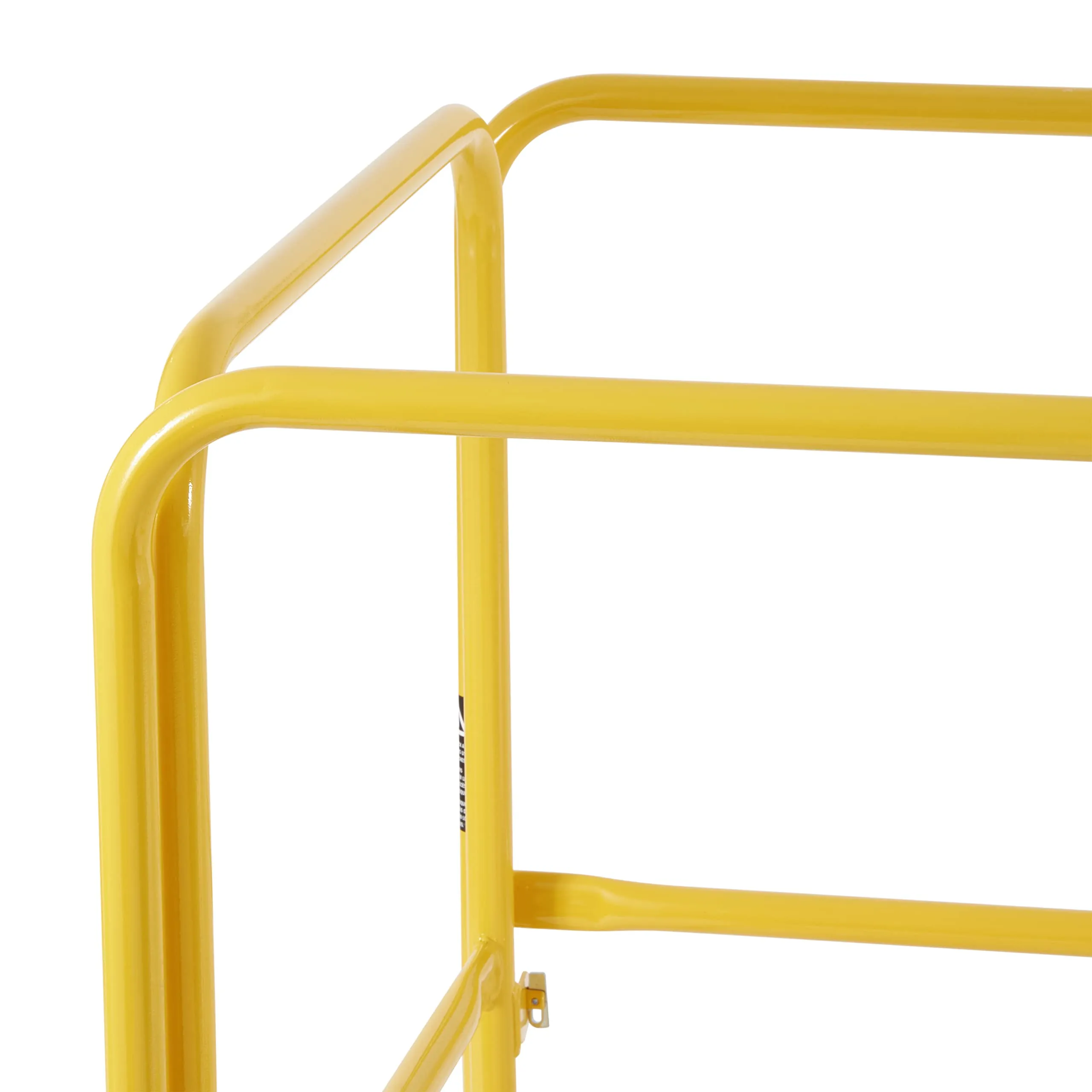 MetalTech Versatile 6 Ft. Metal Guardrails System Accessory Baker Style for Select Jobsite Series Scaffolding Platform with Non-Slip Deck