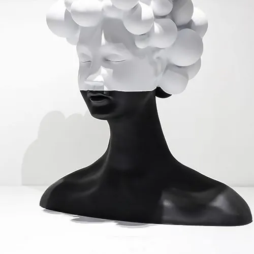 Modern Woman Bust Décor
