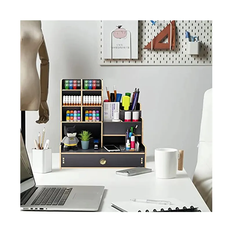 Multi-Function Wooden Desk Organizer - Ad-474