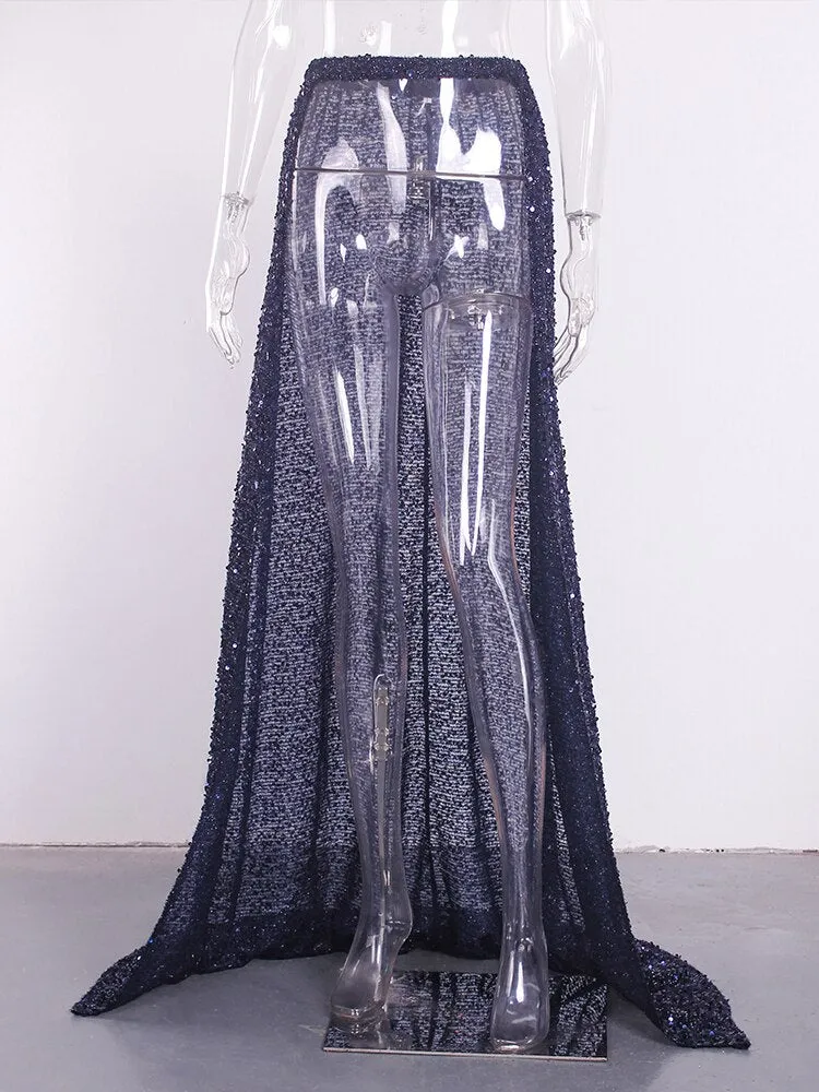 Off Shoulder Dazzling Sequin