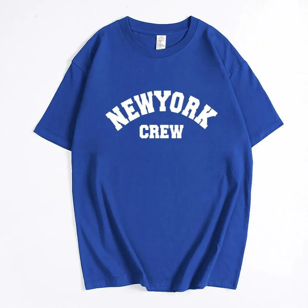 Oversized Bold Letter Graphic Women's Tee: Trendy Summer Shirt